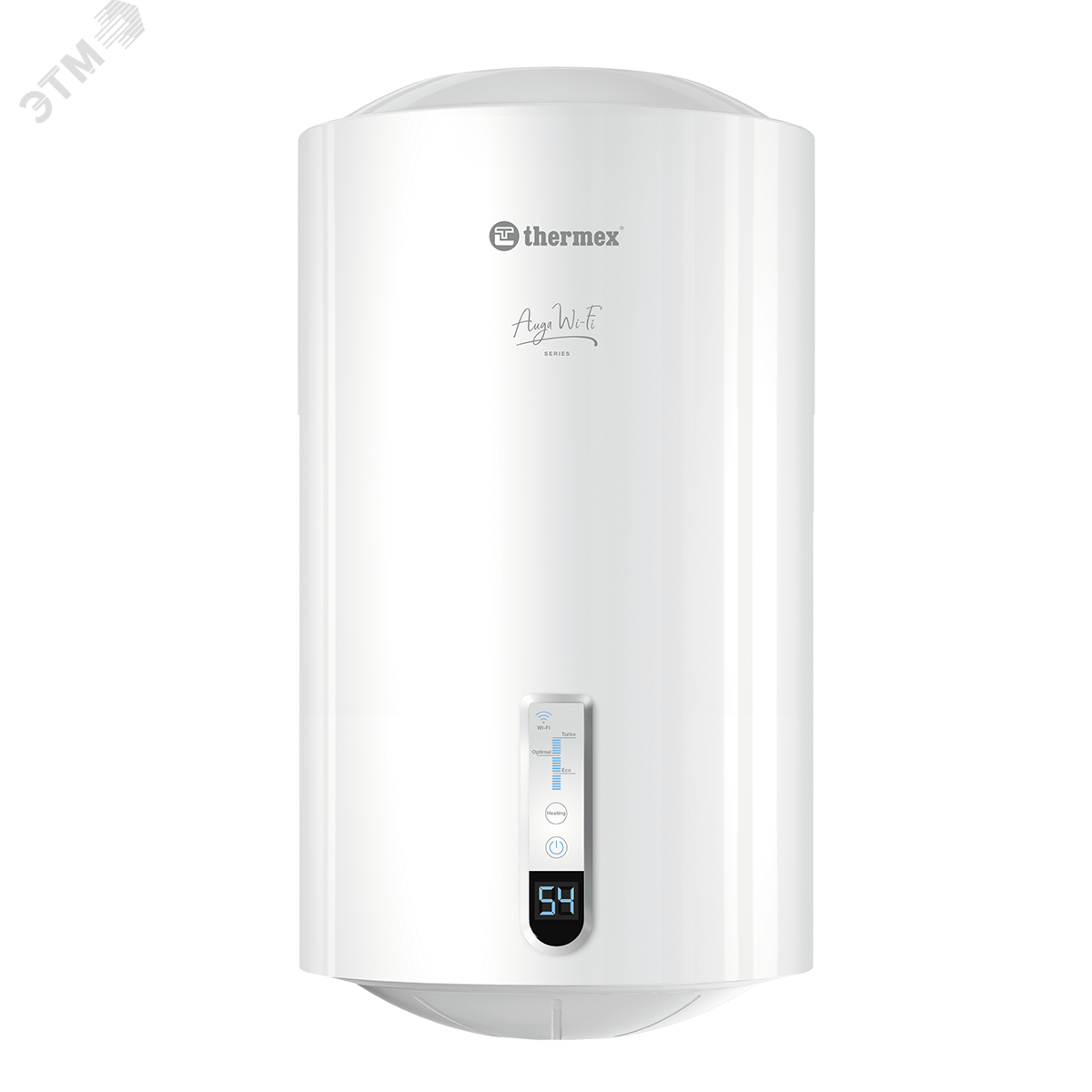 Изображение товара Водонагреватель накопительный Thermex Auga 50 V Slim Wi-Fi с дисплеем