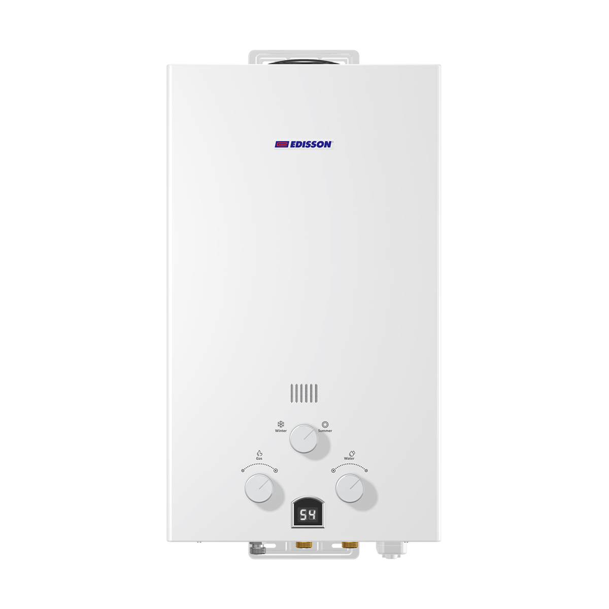 Водонагреватель газовый Edisson ECO E 20 D 10 л/мин с электророзжигом