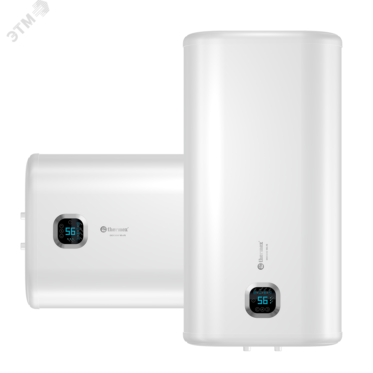 Изображение товара Водонагреватель электрический аккумуляционный бытовой THERMEX Decido 80 Wi-Fi (шт)