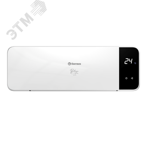 Изображение товара Тепловентилятор электрический на 2.0 кВт, Bellagio2000, электронное управление, настенного типа, цвет белый (шт)