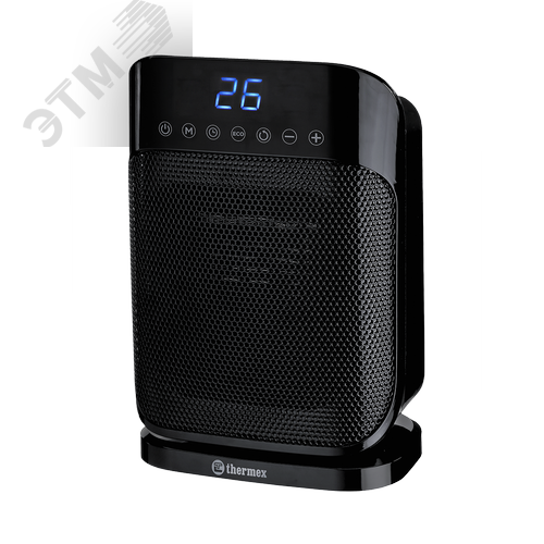 Изображение товара Тепловентилятор электрический на 1.5 кВт, Nero1500E, цвет черный, электронное управление (шт)