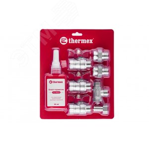 Набор монтажный для установки водонагревателя 1/2' со сливом в блистере - фото 1