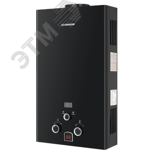 Водонагреватель газовый проточный EDISSON E 20 D  (Black) - фото 2