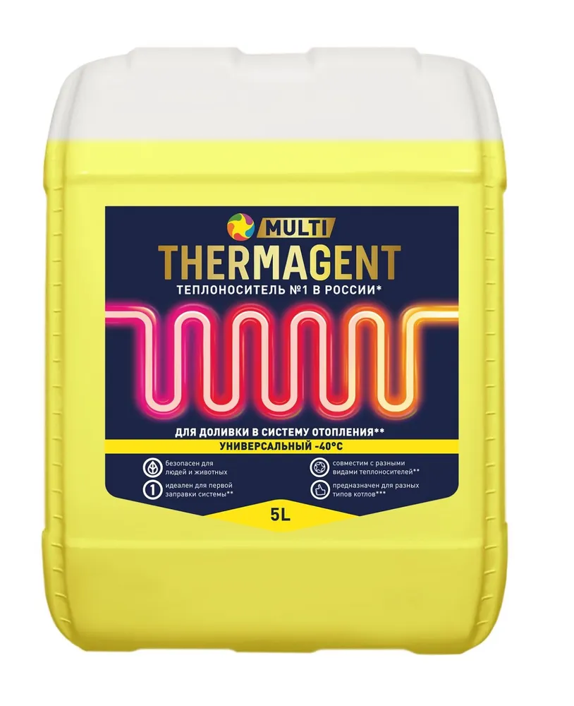 Изображение товара Теплоноситель Thermagent MULTI -40С ЭКО 5л для отопительных систем