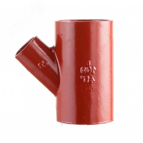 Изображение товара Тройник Ду 250х200 45 град, чугунный, безраструбный, SGACX (шт)