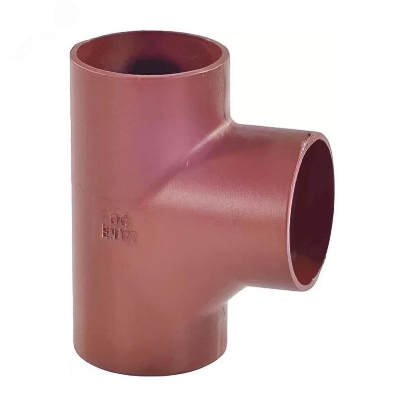 Изображение товара Чугунный тройник для труб диаметром 100х100х90 градусов SML