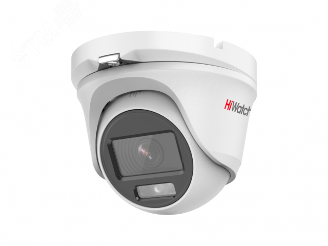 Видеокамера HD-TVI 2Мп уличная купольная с EXIR-подсветкой до 20м (3.6мм) DS-T203L (3.6 mm) HiWatch