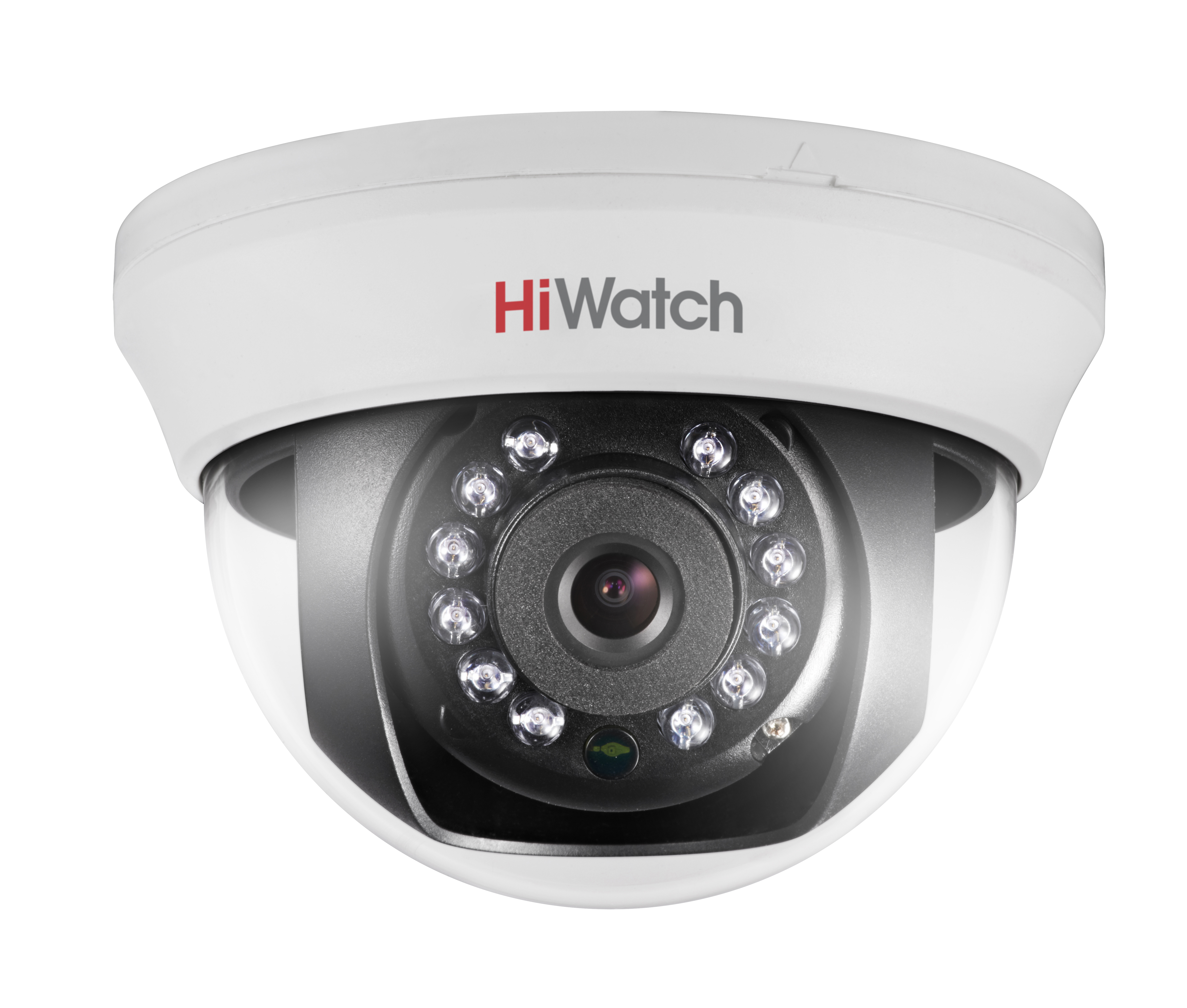Видеокамера HD-TVI 1Мп внутренняя купольная с ИК-подсветкой до 20м (2.8мм) DS-T101 (2.8 mm) HiWatch