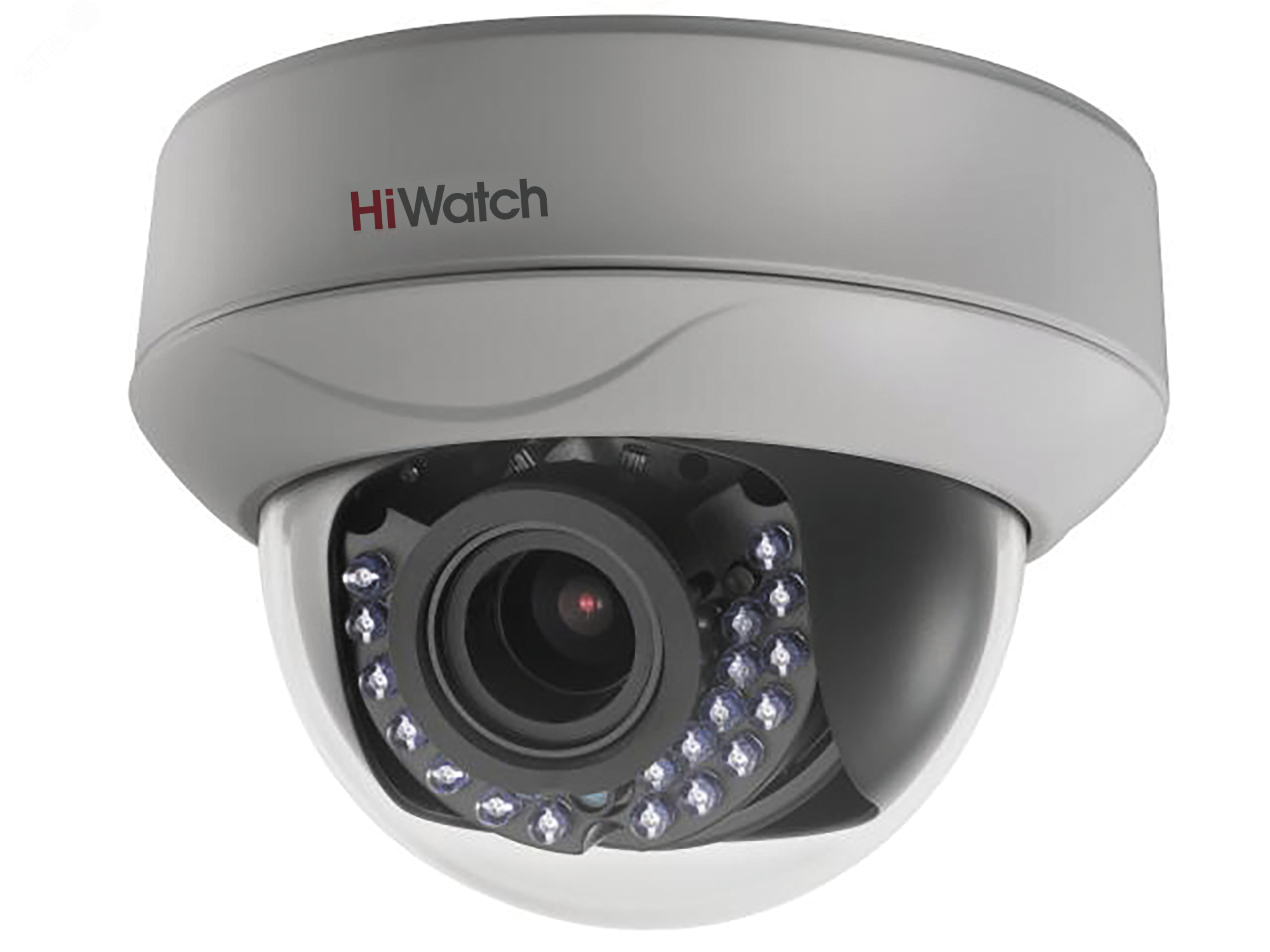 Видеокамера HD-TVI 2Мп внутреннняя купольная с ИК-подсветкой до 30м (2.8-12мм) DS-T207P (2.8-12 mm) HiWatch