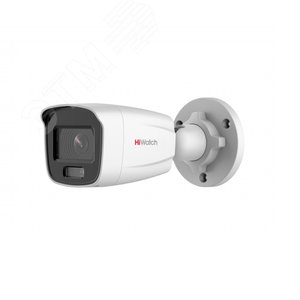 Видеокамера IP 4Мп цилиндрическая с LED-подсветкой до 30 м ColorVu (2.8мм) DS-I450L(C) (2.8мм) HiWatch