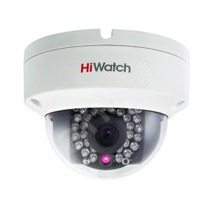 Видеокамера IP 1.3Мп уличная купольная мини с ИК-подсветкой до 15м (4мм) HiWatch