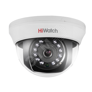 Видеокамера HD-TVI 1Мп внутренняя купольная с ИК-подсветкой до 20м (2.8mm) (DS-T101 (2.8 mm))