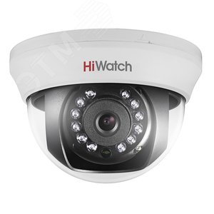 Видеокамера HD-TVI 2Мп внутренняя купольная с ИК-подсветкой до 20м (2.8mm) (DS-T201(B) (2.8 mm))
