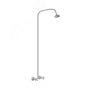 Изображение товара Смеситель для душа двуручный со стационарной трубкой Прораб О-серия Славен (шт)