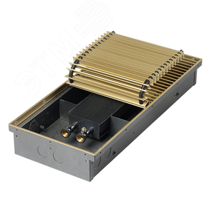 Изображение товара Конвектор внутрипольный КРК П с естественной конвекцией (решетка роликовая, бронзовое анодирование) (шт)