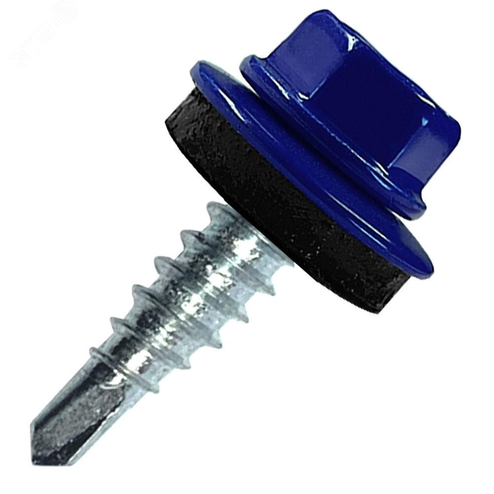 Изображение товара Саморез кровельный 5,5х25 RAL 5002 ультрамарин синий (шт)