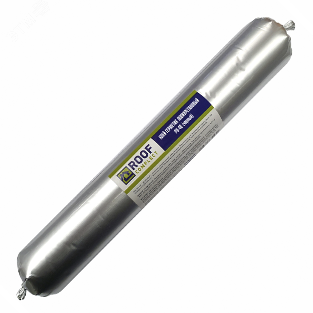 Изображение товара Герметик полиуретановый Roof Complect черный 600 мл для строительных и ремонтных работ