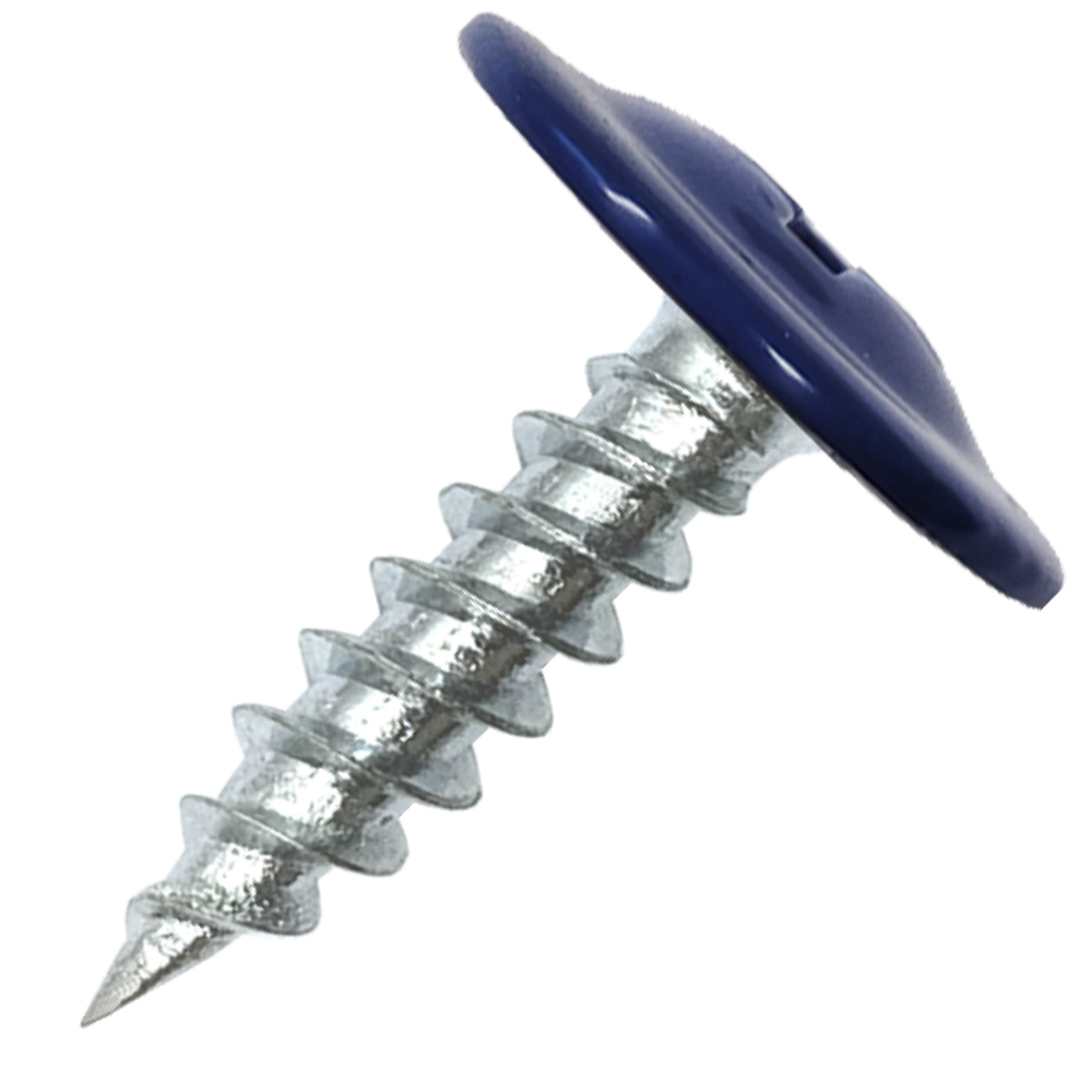 Саморез металл/металл 4.2х16 пресс-шайба острый RAL5002