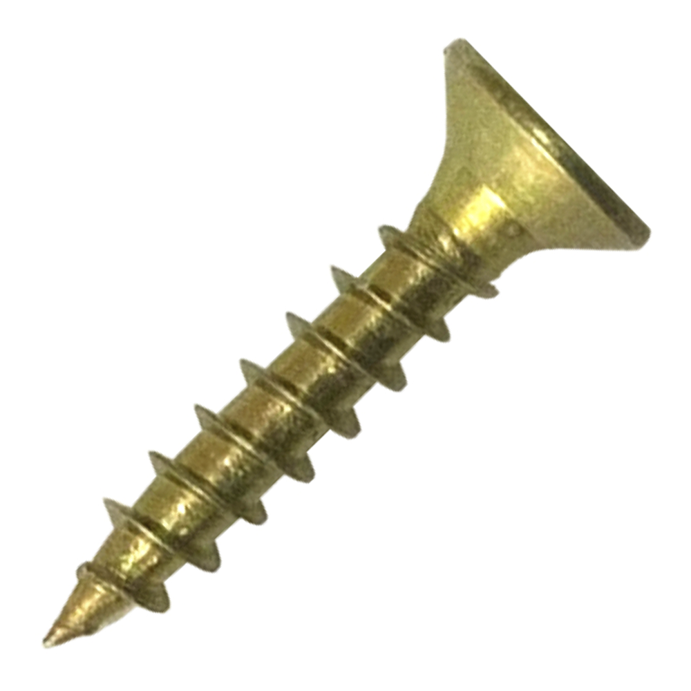 Шуруп универсальный 5х70 потайная головка желтый цинк