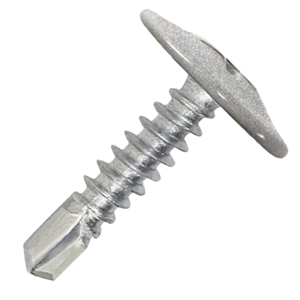 Саморез металл/металл 4.2х19 пресс-шайба сверло RAL9006