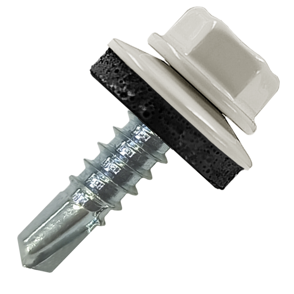 Саморез кровельный 4.8х19 по металлу RAL5021 сверло №2 шайба d=14мм с EPDM прокладкой