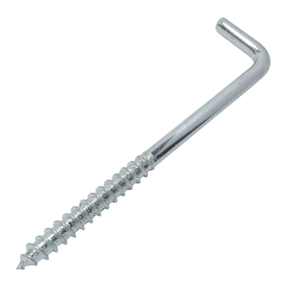Шуруп с Г-образным крюком 6х75 цинк