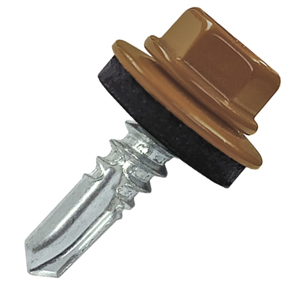 Саморез кровельный 4.8х29 RR750 сверло №1 шайба d=14мм с EPDM прокладкой