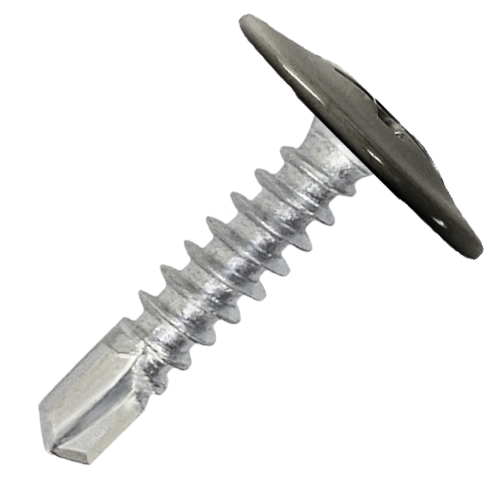 Саморез металл/металл 4.2х16 пресс-шайба сверло RAL7016