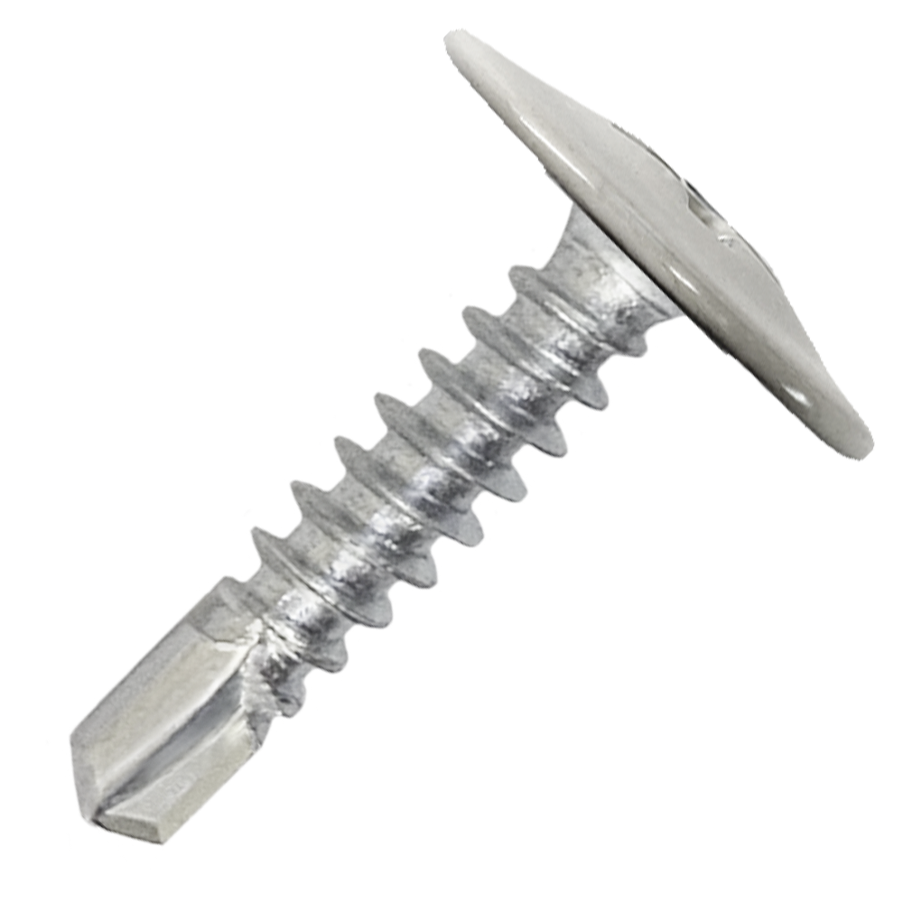 Саморез металл/металл 4.2х16 пресс-шайба сверло RAL7004