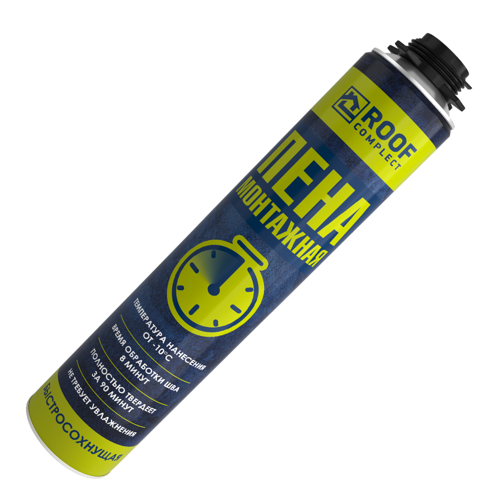 Пена монтажная Roof Complect быстросохнущая (900г р)