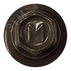 Саморез кровельный 4.8х50 RR32 сверло №1 шайба d=14мм с EPDM прокладкой - фото 2