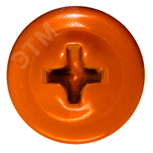 Саморез металл/металл 4.2х16 пресс-шайба острый RAL2004 - фото 2