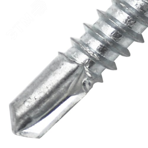 Саморез кровельный 4.8х19 по металлу сверло №2 безшайбы оцинкованный - фото 3