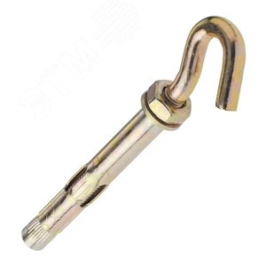 Изображение товара Болт анкерный 10х60 с крюком (шт)