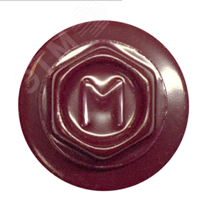 Саморез кровельный 4.8х19 по металлу RAL3005 сверло №2 шайба d=14мм с EPDM прокладкой - фото 2