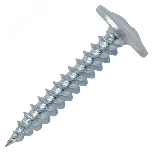 Саморез металл/металл 4,2х75 пресс-шайба острый оцинкованный - фото 1