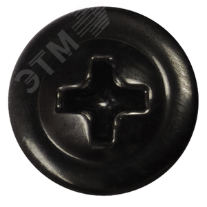 Саморез металл/металл 4.2х16 пресс-шайба острый RAL9005 - фото 2