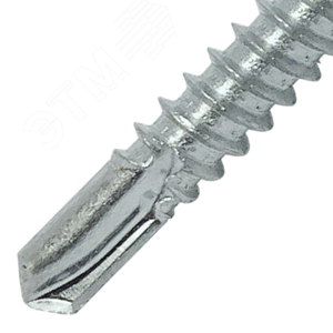 Саморез кровельный 5.5х19 по металлу RAL5020 сверло №3 шайба d=14мм с EPDM прокладкой - фото 3