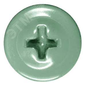 Саморез металл/металл 4.2х19 пресс-шайба сверло RAL6019 - фото 2