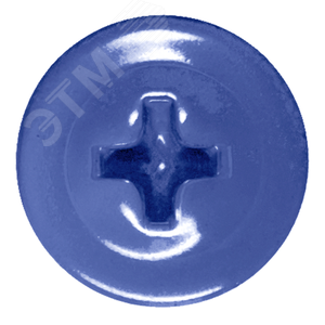 Саморез металл/металл 4.2х16 пресс-шайба острый RAL5024 - фото 2