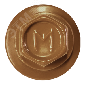 Саморез кровельный 4.8х29 RR750 сверло №1 шайба d=14мм с EPDM прокладкой - фото 2