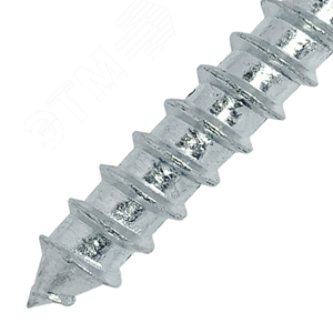 Шуруп с 6гр.гол. 8х80 глухарь острый цинк - фото 3