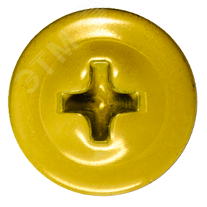 Саморез металл/металл 4.2х19 пресс-шайба острый RAL1018 - фото 2