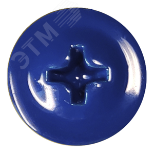 Саморез металл/металл 4.2х16 пресс-шайба сверло RAL5002 - фото 2