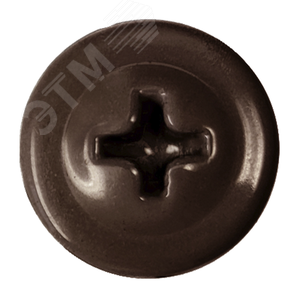 Саморез металл/металл 4.2х25 пресс-шайба сверло RAL8019 - фото 2