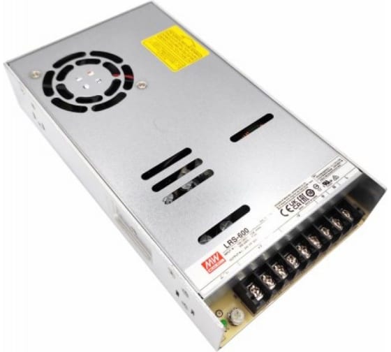 Блок питания AC-DC, 600 Вт, вход 115,230 AC, выход 48В,12.5A изоляция 3750В AC, в кожухе