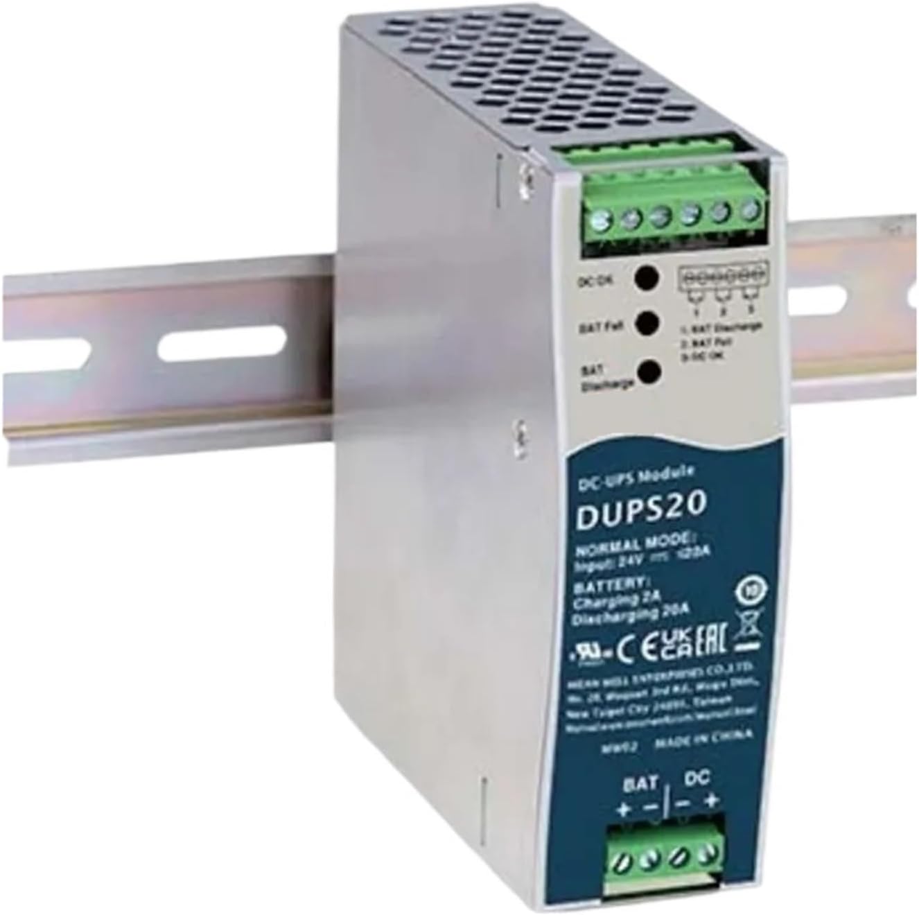 Модуль бесперебойного питания постоянного тока,   ёмк.АКБ 4...135А-ч, ток.заряда 2А, вход 24...29В  DC, выход 21...29В-20А