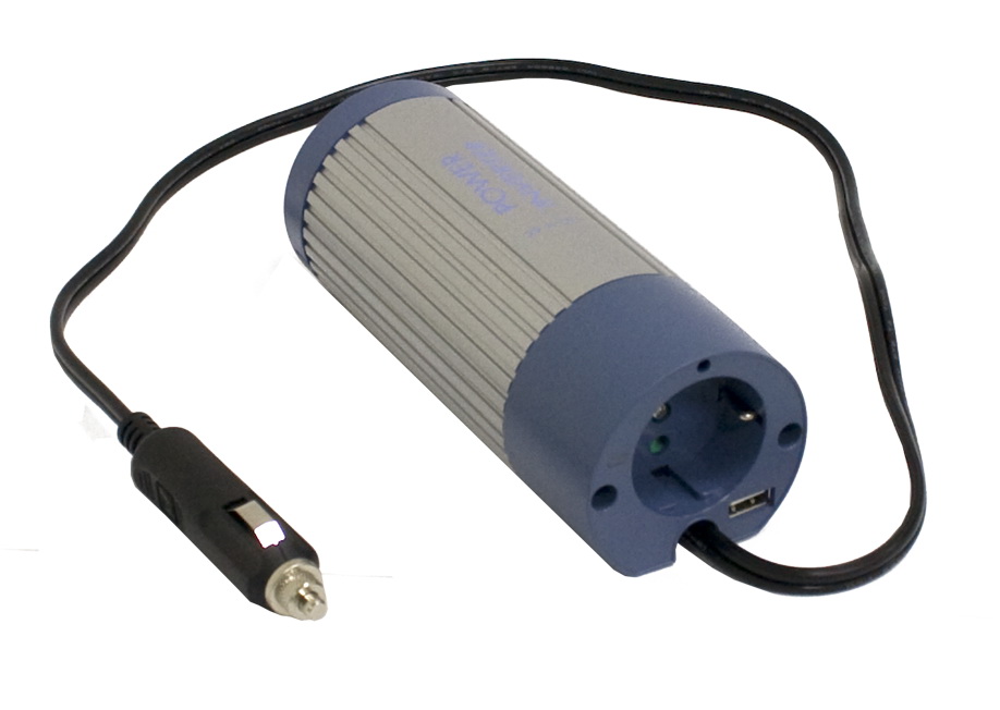 Инвертор DC-AC, 100Вт, Рпик=200Вт, Uвх=10 - 15В DC, Uвых=230В АС, в кожухе