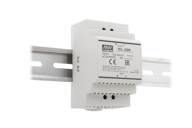 Ограничитель пускового тока, рабочее напряжение 180...264В AC, 47...63Гц, раб. ток 28А, огр. ток 48А, на DIN рейку