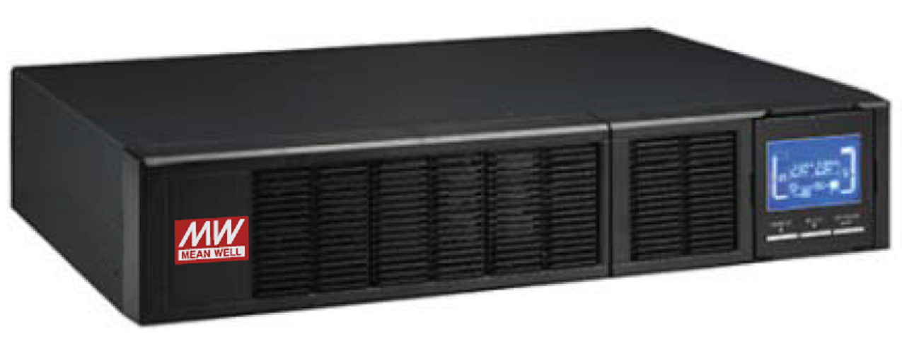 "Источник бесперебойного питания 3000Вт, 2U для RACK 19"""" шкафов,  встр. монитор параметров, интерф. USBRS-232, один вентилятор сит. охл., 2 гнезда для подкл.внеш. АКБ блоков, АКБ докупаются отдельно"""""